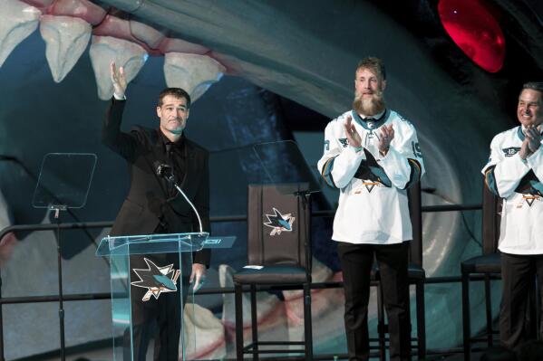 Sharks retire Patrick Marleau s No. 12 jersey AP News